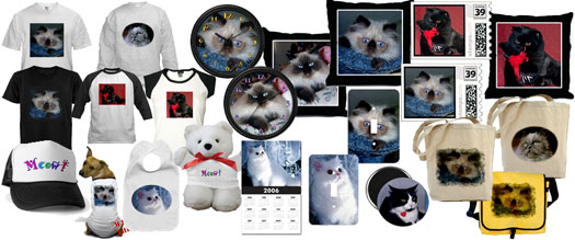 Persian and Himalayan Cat Clothing and Gifts